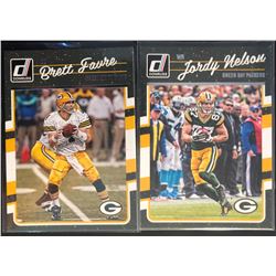 2016 Donruss Brett Favre Card #113, And Jordy Nelson