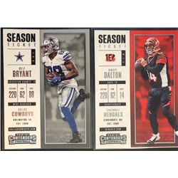 2017 Panini Contenders Dez Bryant #78, And Andy Dalton