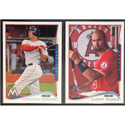 2014 Topps Albert  Pujols Card #625, And Giancarlo