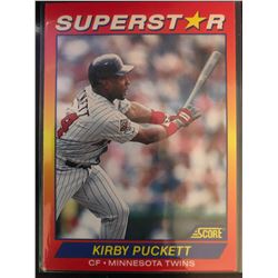 1992 Score 100 Hottest Players Kirby Puckett Card #7