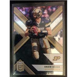 2018 Panini Elite Draft Picks Drew Brees Card #37