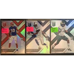 2018 Panini Elite Draft Picks Rookies X 3 Michael Gallup