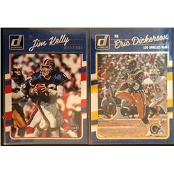 2016 Donruss Jim Kelly #38, And Eric Dickerson #160