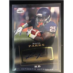 2015 Sage Hit Autographs Black Kevin Parks Rookie Year