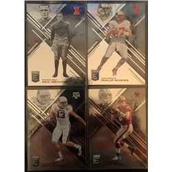 2017 Panini Elite Draft Picks 4 Card Lot Matt Ryan #74,