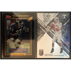 2017 Panini Elite Draft Picks Peyton Manning #81, And