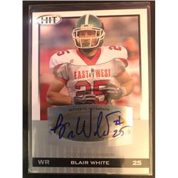 2010 Sage Hit Autographs Silver Blair White Rookie Year