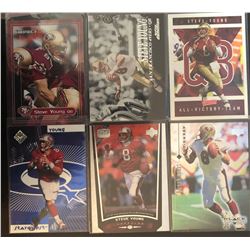 Steve Young 6 Card Lot Upper Deck Black Diamond,