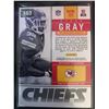 Image 2 : 2012 Panini Contenders Autograph Cyrus Gray #121 RC
