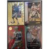 Image 1 : Drew Bledsoe 4 Card Lot Upper Deck Encore, Fleer, And