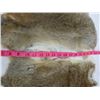 Image 2 : 2 BROWN RABBIT FUR PELTS