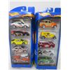 Image 1 : 2 PACKS OF HOTWHEELS GIFT PACK VEHICLES (5/PACK, 10 VEHICLES TOTAL)