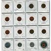 Image 1 : LOT OF 16 COINS ( PENNIES 1 X 1932, 2 X 1933, 1 X 1934, 2 X 1936, 1 X 1962, 1 X 1964, 1 X 1965, 2 X 