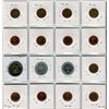 Image 2 : LOT OF 15 COINS (PENNIES 2 X 1932, 2 X 1933, 1936, 1963, 1964, 3 X 1965, 2 X 1966) *25 CENT PIECES 1