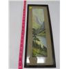 Image 2 : MOUNTAIN RIVER PAINTING (SIGNED M. THOMPSON) *IN FRAME*