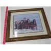 Image 2 : PRINT (HORSE SNOW) *FRAMED*