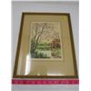 Image 1 : PRINT (COUNTRYSIDE SCENIC-SIGNED) *FRAMED*