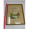 Image 2 : PRINT (COUNTRYSIDE SCENIC-SIGNED) *FRAMED*