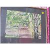 Image 2 : PAINTING (GAZEBO SCENE-WATER COLOR) *FRAMED*