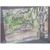 Image 3 : PAINTING (GAZEBO SCENE-WATER COLOR) *FRAMED*