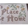 Image 4 : STITCH PICTURE (THERE'S NO PLACE LIKE HOME) *FRAMED*