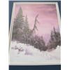 Image 5 : PAINTING (WINTER SUNSET-E. G. EHMAN) *NUMBERED 86/400* (UNFRAMED)