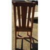 Image 3 : TALL WOOD CHAIR (CLOTH SEAT)