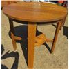 Image 2 : TIGER OAK WOOD TABLE (SMALLER) *VINTAGE*
