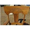 Image 2 : WOOD CHAIR (DINING ROOM ARMCHAIR) *PRESS BACK*