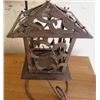 Image 3 : WROUGHT IRON CANDLE HOLDER (19" HIGH)