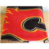 Image 1 : CALGARY FLAMES BLANKET ( SMALL DAMAGE)