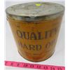 Image 1 : GREASE TIN (MARSHELL WELLS) *10 POUND*
