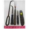 Image 1 : LOT OF MISC KNIVES AND HOOK