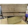 Image 1 : LOT OF 2 WOOD CRATES
