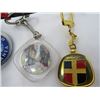 Image 2 : LOT OF 9 KEYCHAINS (YORK, SAN DIEGO, DOMINICAN REPUBLIC, ETC)