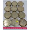 Image 1 : LOT OF 12 JELLY GLASS JARS (WITH LIDS)