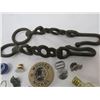 Image 2 : LOT OF MISC ITEMS (HORSE TACK, TIN WHISTLE, SMALL BOTTLE, ETC)