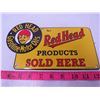 Image 1 : RED HEAD SIGN (PORCELAIN)