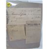 Image 1 : LOT OF RECIEPTS (1800'S AND 1900'S)
