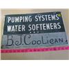 Image 2 : WATER SOFTENER SIGN (VINTAGE)