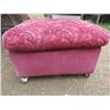 Image 2 : FOOT STOOL (1940'S) *UPHOLSTERED*