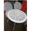 Image 1 : GARDEN SET (TABLE AND 2 CHAIRS) *METAL*