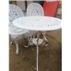 Image 2 : GARDEN SET (TABLE AND 2 CHAIRS) *METAL*