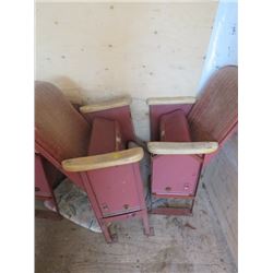 LOT OF 2 THEATRE SEATS