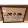 Image 1 : PRINT (DIONNE QUINTUPLETS) *ORIGINAL* (1935) *13" X 17"*