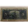 Image 2 : FIVE DOLLAR BILL (CANADA) *1937* (KG)