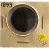 Image 1 : ONE CENT COIN (LARGE, CANADA) *1893*