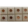 Image 2 : LOT OF 8 PENNIES (CANADA) *1967 CONFEDERATION* (ROCK DOVE COINS)