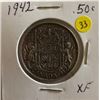 Image 1 : FIFTY CENT COIN (CANADA) *1942*