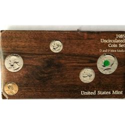 LOT OF TWO -1985 UNC US COIN SETS  (EACH SET HAS TWO COMPLETE SETS OF DENVER &  PHI. MINTS WITH PAPE